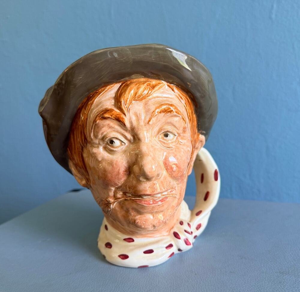 Royal Doulton Jarge Character Jug 1949 Toby Made in England D6295 Vintage 6.5"